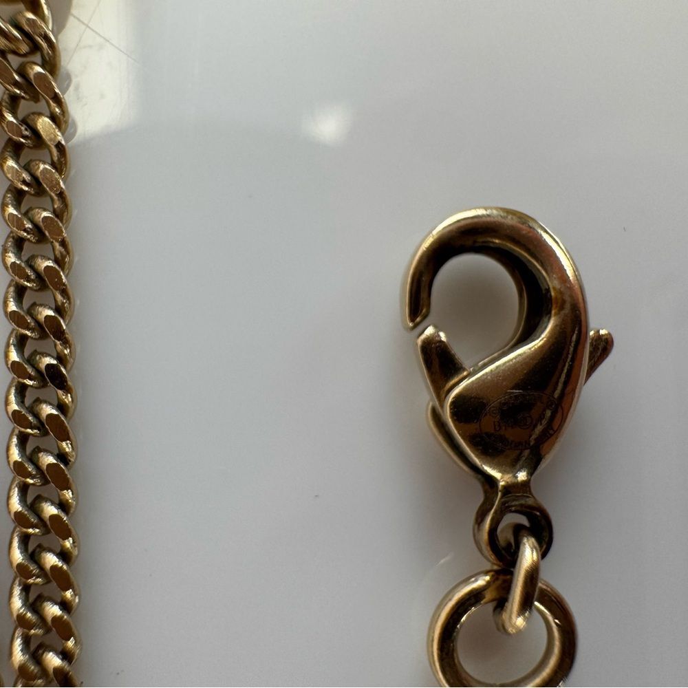 CHANEL Large Rhinestone Paved Gold and Silver Crystal Pendant Necklace - Picture 13 of 16
